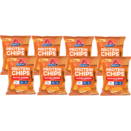 Box of 8 High Protein Chips - Nacho Cheese